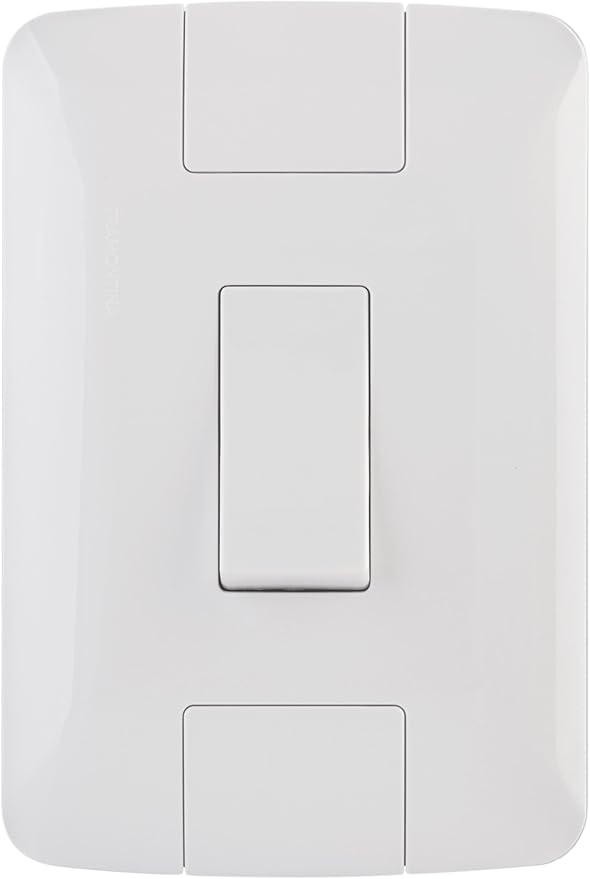 Conjunto 1 interruptor simples 4x2 aria 6a 250 v branco