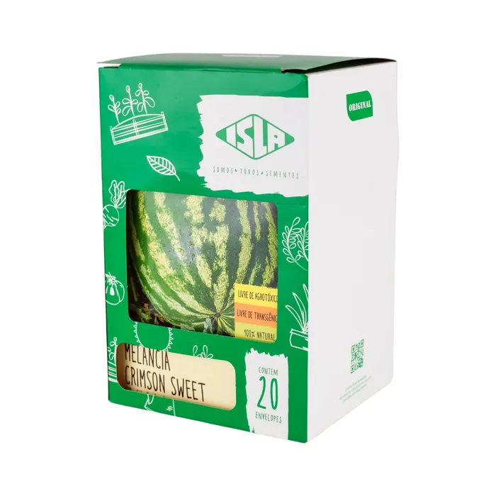 Semente de Melancia Crimson Sweet Isla 0,90g